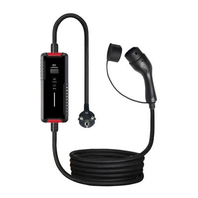 Tipo - 2 IEC de carregamento portátil 62196 do carregador do carro elétrico da C.A. da pilha 16A Smart de EV