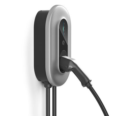 Wallbox 11,04 carregador portátil do Type2 EV do quilowatt, tipo - 2 16A estação de carregamento do carro elétrico de Wallbox de 3 fases