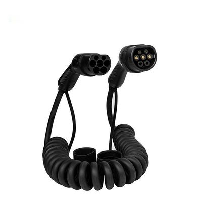 o carregador do carro de 5M EV Charging Cable Electric cabografa o Type2 IEC62196 à tomada 32A 7kW do Type2 com saco do armazenamento