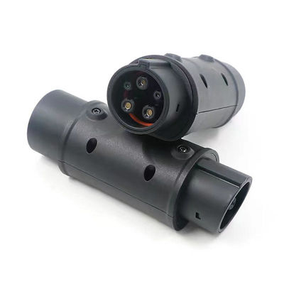 Type2 aos conversores 32A do carregador dos carros elétricos do Type1, C.A. 250V do adaptador do carregador de EV