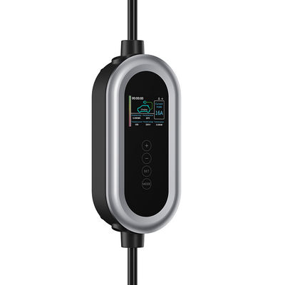 O OEM personalizou o carregador portátil elétrico portátil da estação de carregamento 16A do carro da C.A. 230V do Type2 EV