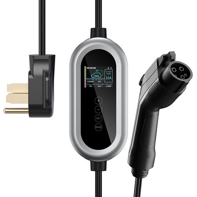 O carregamento esperto portátil da casa EV da C.A. posta 16Ao tipo - 1 padrão americano do carregador do carro elétrico