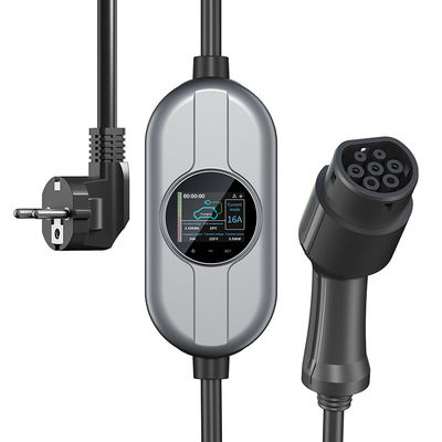 50/60Hz tipo - carregador portátil de 2 EV com o carregador ajustável atual da casa EV da C.A. 230V da caixa de controle