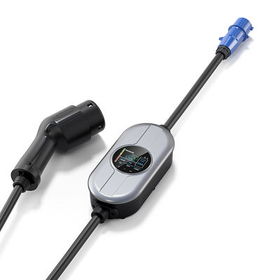 C.A. portátil 250V da estação de carregamento do Type2 IEC62196 16A EV do carregador do carro de EV