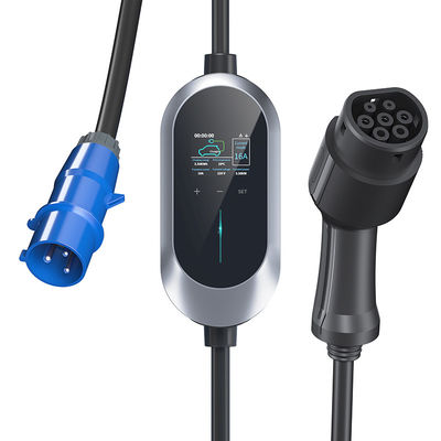 Tipo - pilha de carregamento portátil de 2 EV com ECO azul 16A 1 tomada da fase