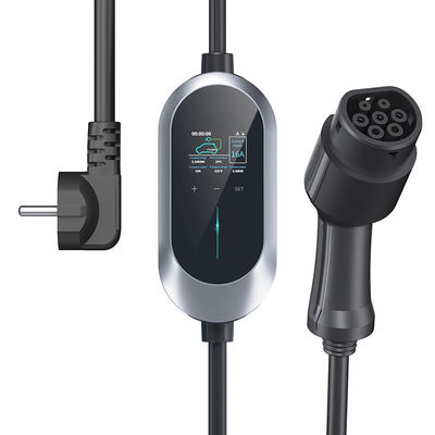 Tipo máximo do ajuste 32A atual - carregador rápido de 2 EV, carregador portátil do veículo elétrico da C.A. do OEM