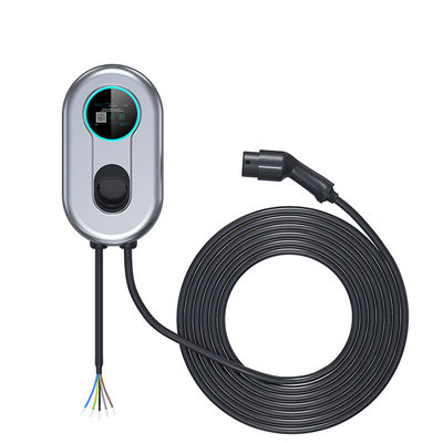Tipo - 2 pilha de carregamento da casa EV de Wallbox para o carro elétrico 32A 7.36KW 1 fase com LCD