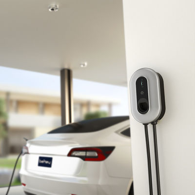 Pilha de carregamento com 1M, carregador ajustável atual com fios do Type2 EV de Wallbox do veículo elétrico 8-16A