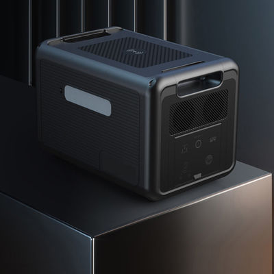 gerador solar portátil da central elétrica 2400W 2304Wh, alimentação por acumuladores LiFePO4