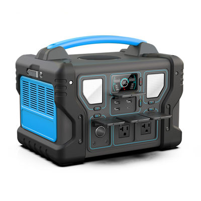 O LCD indica o gerador solar portátil da central elétrica 1000W com frequência da saída 50/60Hz