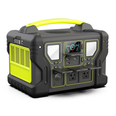 O LCD indica o gerador solar portátil da central elétrica 1000W com frequência da saída 50/60Hz