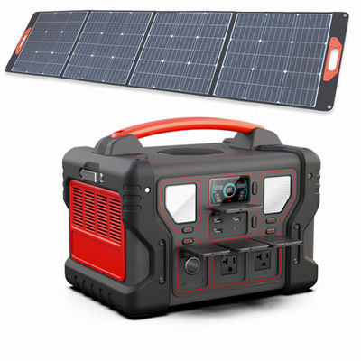 Umidade solar da operação do lítio 10%~90% do gerador da C.A. do carregador portátil da estação do banco da bateria do poder 300W/500W/700W/1000W