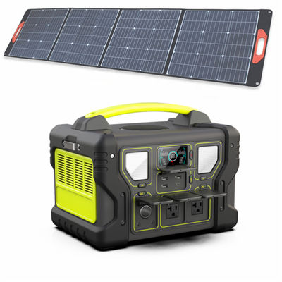 UL portátil Li-Ion Battery Backup Power Supply da central elétrica 1000W 999Wh com painel solar