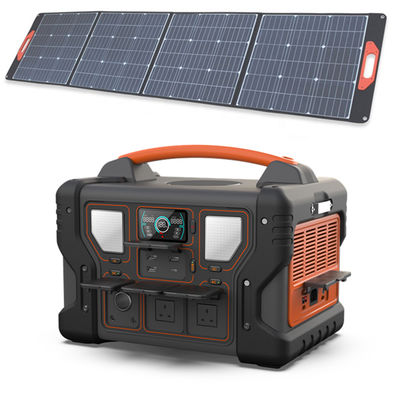 UL portátil Li-Ion Battery Backup Power Supply da central elétrica 1000W 999Wh com painel solar