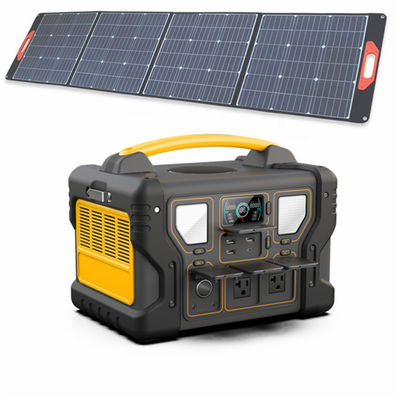 UL portátil Li-Ion Battery Backup Power Supply da central elétrica 1000W 999Wh com painel solar