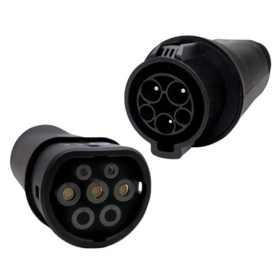 Type1 de carregamento do adaptador do carregador de 32A 22KW EV ao OEM do conector do carregador do veículo elétrico do Type2