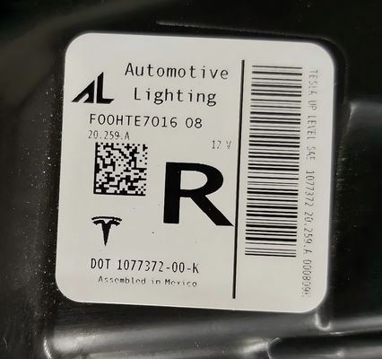 Iluminação de alta intensidade 12V 1077372-00-K Farol direito para Tesla Model 3 Model Y 2017-2020